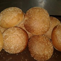 freshly-baked-hamburger-rolls-sesame